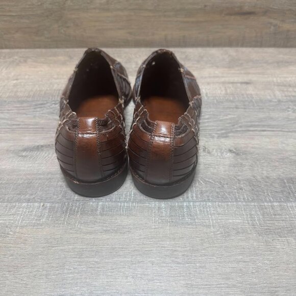 Cole Haan Resort Brown Leather Woven Loafers Men's Size 9.5 - Picture 3 of 8